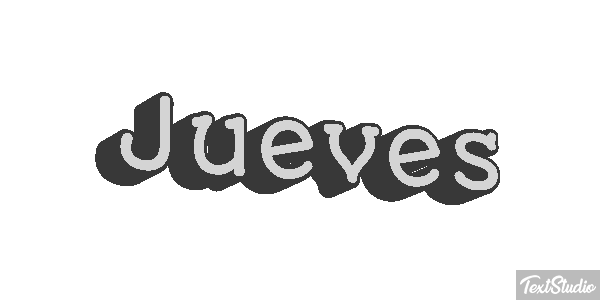Jueves Efeito do texto
