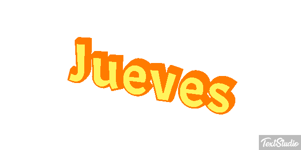 Jueves Efeito do texto