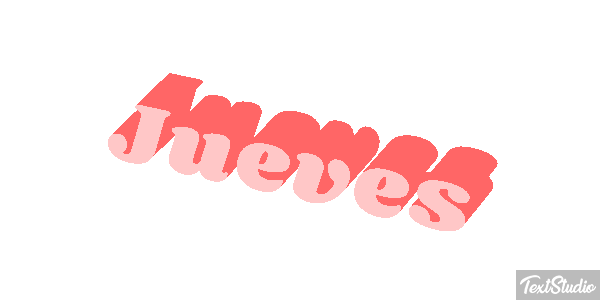 Jueves Efeito do texto