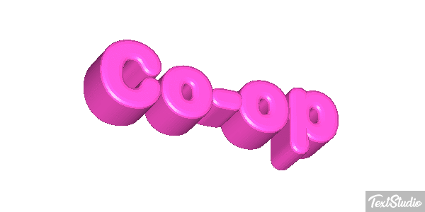 Co-op Tekst effect