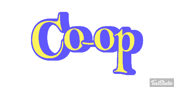 Co-op Tekst effect