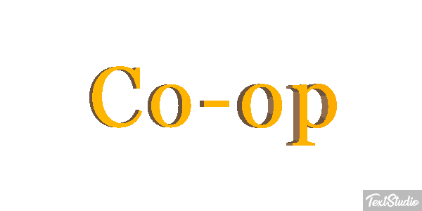 Co-op Tekst effect