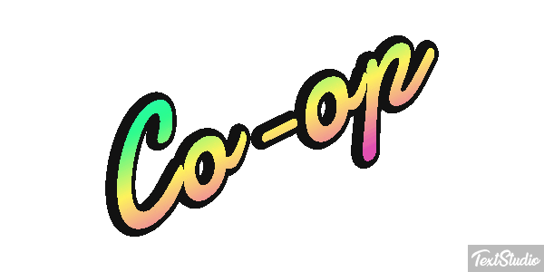 Co-op Tekst effect