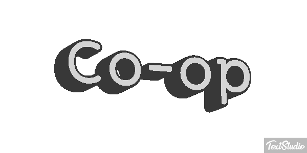 Co-op Tekst effect
