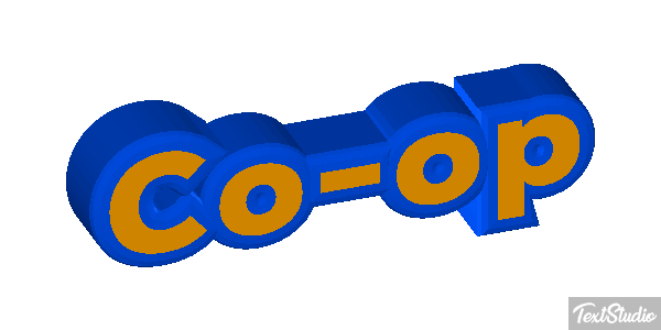 Co-op Tekst effect