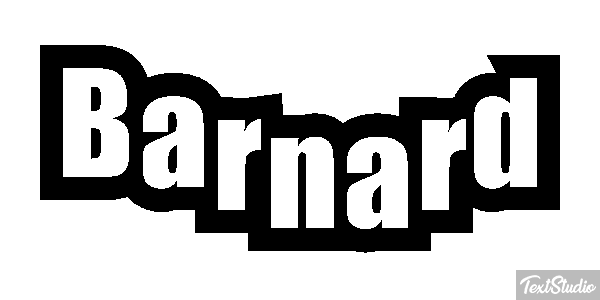 Barnard Text effect