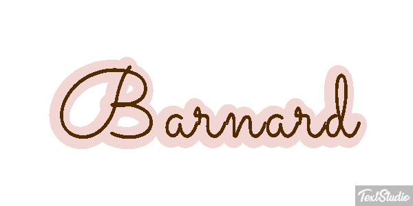 Barnard Text effect
