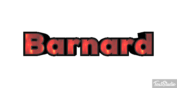 Barnard Text effect