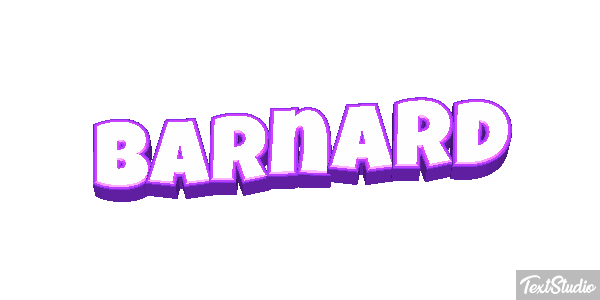 Barnard Text effect