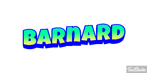 Barnard Text effect
