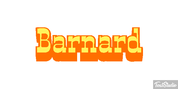 Barnard Text effect