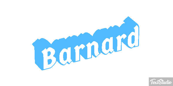 Barnard Text effect