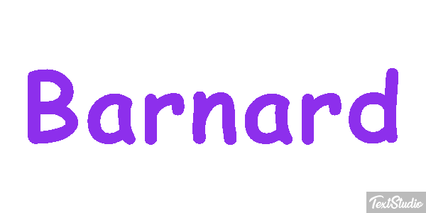 Barnard Text effect
