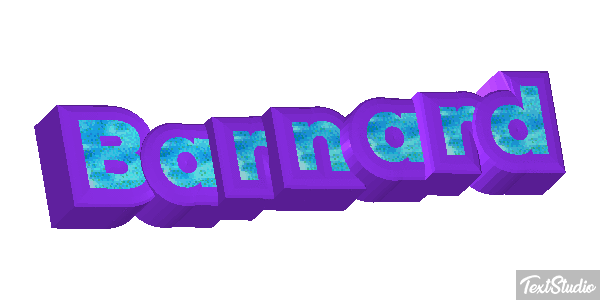 Barnard Text effect
