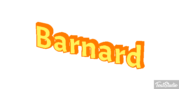 Barnard Text effect