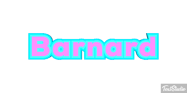 Barnard Text effect