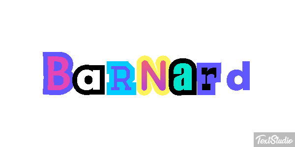 Barnard Text effect