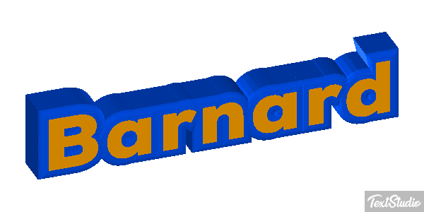 Barnard Text effect