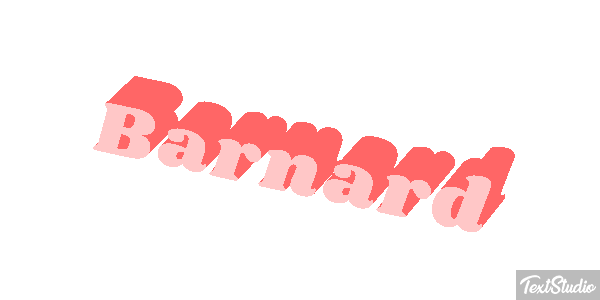 Barnard Text effect