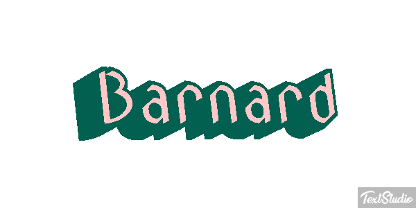 Barnard Text effect