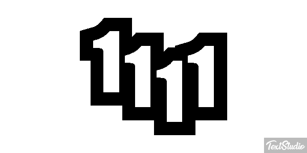 1111 Effetto testo