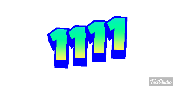 1111 Effetto testo