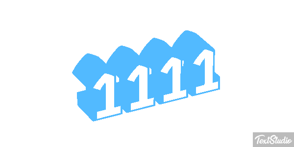 1111 Effetto testo