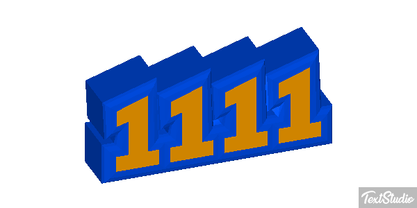 1111 Effetto testo