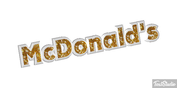 McDonald's Tekst effect