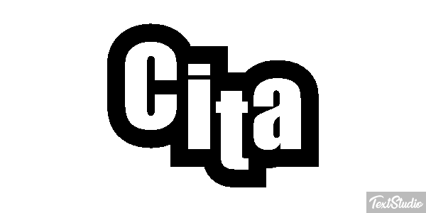 Çita Effet de texte