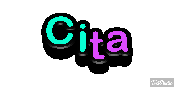 Çita Effet de texte