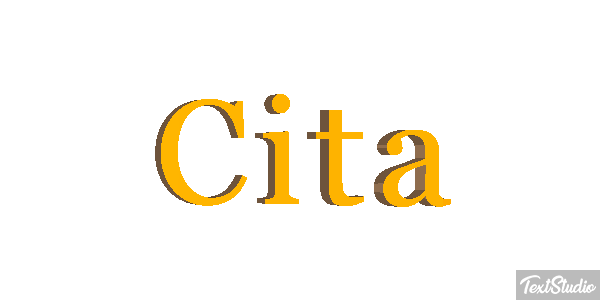 Çita Effet de texte