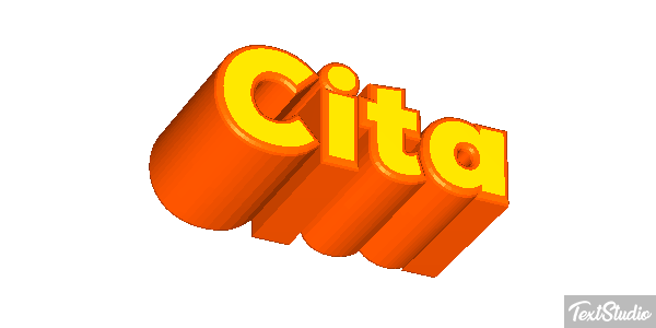 Çita Effet de texte