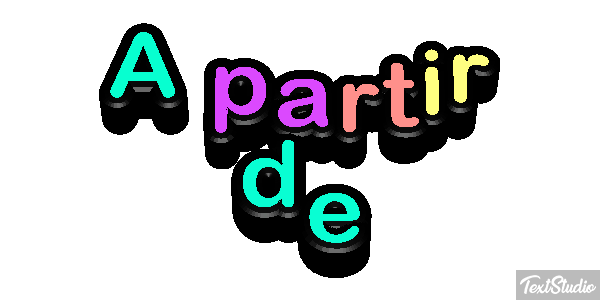 A Partir De Text effect