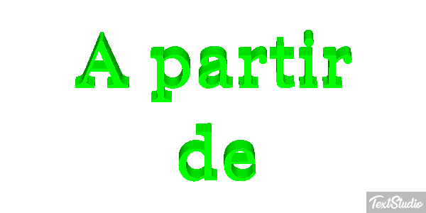 A Partir De Text effect