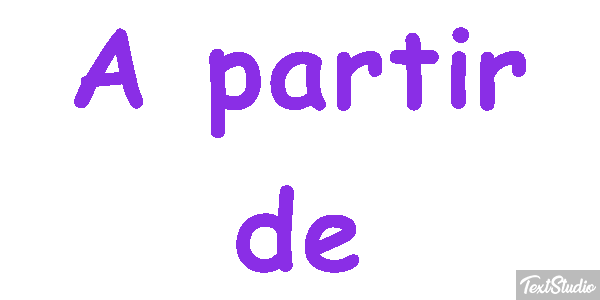 A Partir De Text effect