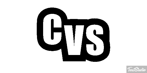 CVS Tekst effect