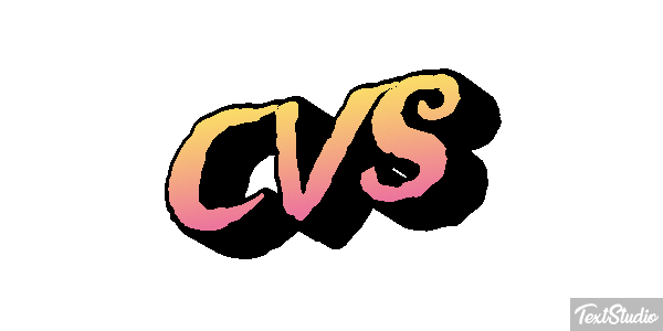 CVS Tekst effect