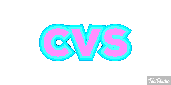 CVS Tekst effect