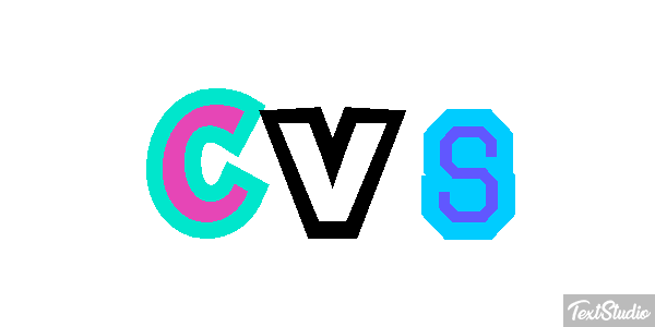 CVS Tekst effect