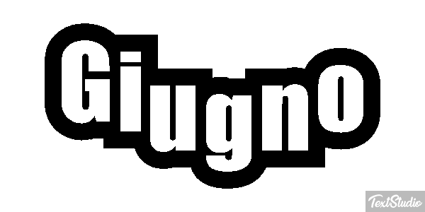 Giugno Текстовый эффект