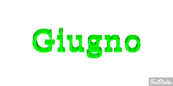 Giugno Текстовый эффект