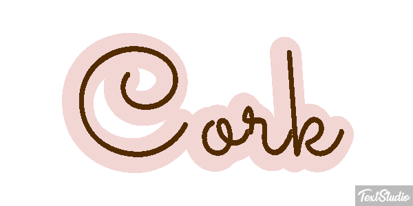 Cork Efekt tekstowy