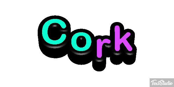 Cork Efekt tekstowy