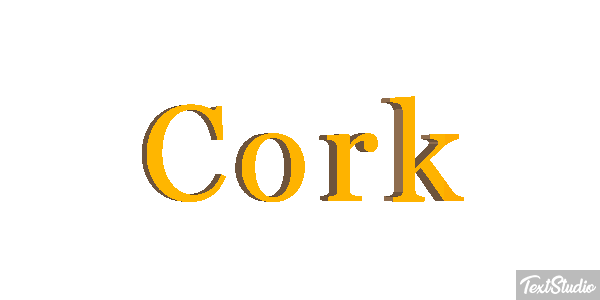 Cork Efekt tekstowy