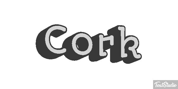 Cork Efekt tekstowy