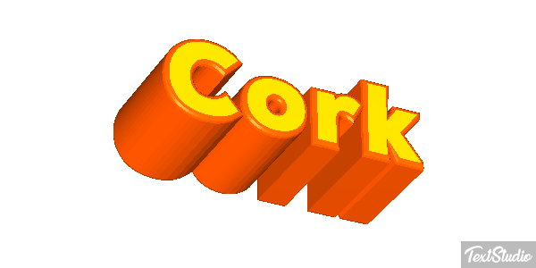 Cork Efekt tekstowy