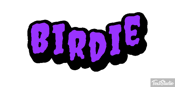 Birdie Efecto de texto