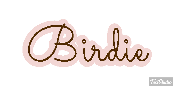 Birdie Efecto de texto