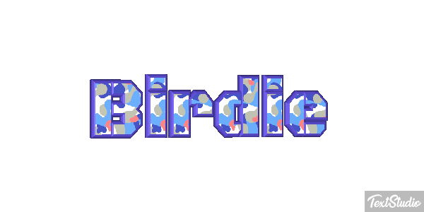 Birdie Efecto de texto